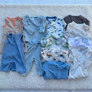 Bundle/lot (13) baby boy clothes 0-3M/3M/6M